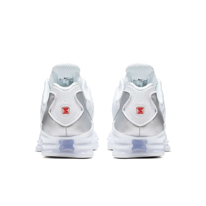 Nike Women's Shox Tl 'White Metallic Silver Max Orange' Sneakers