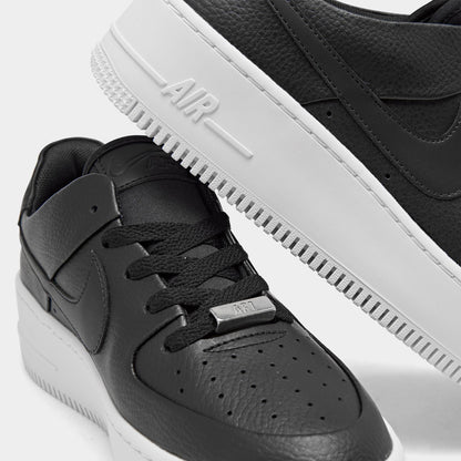 [ar5339-002] Womens Nike Air Force 1 Sage Low 'black White'