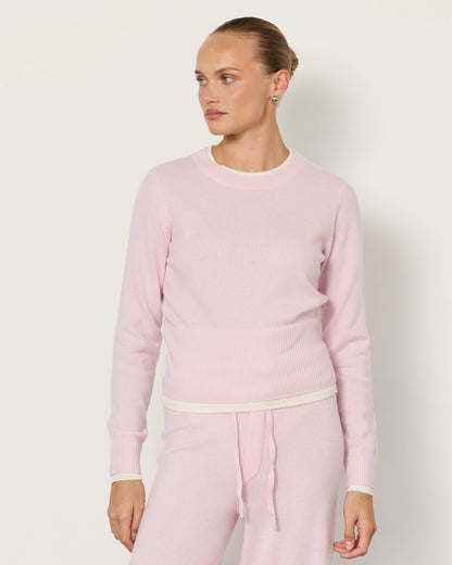 Tove Layered Cashmere Crewneck