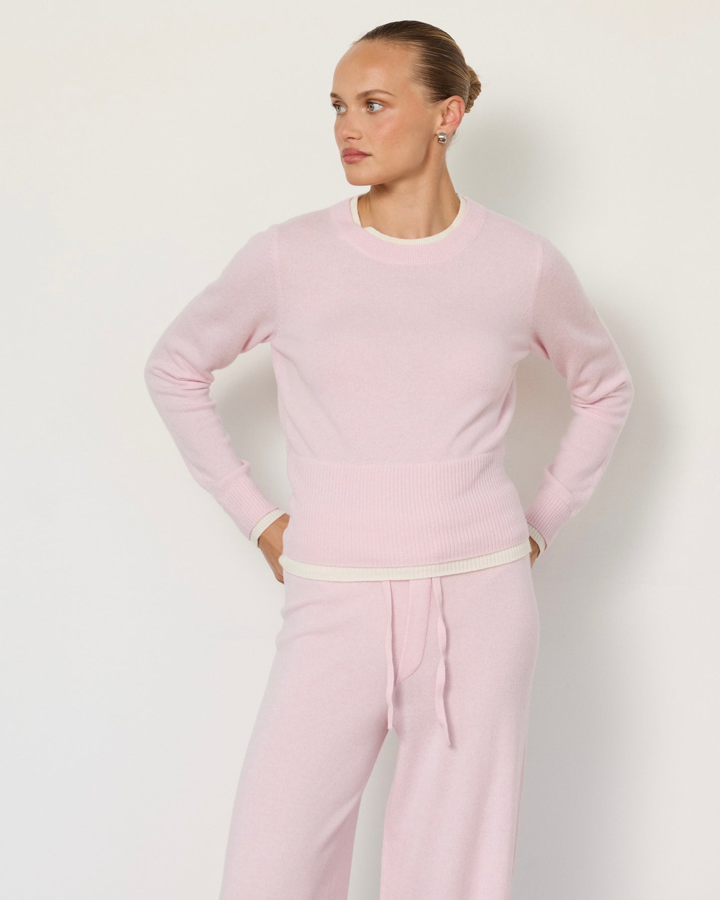 Tove Layered Cashmere Crewneck