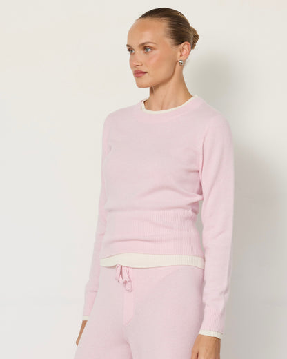 Tove Layered Cashmere Crewneck