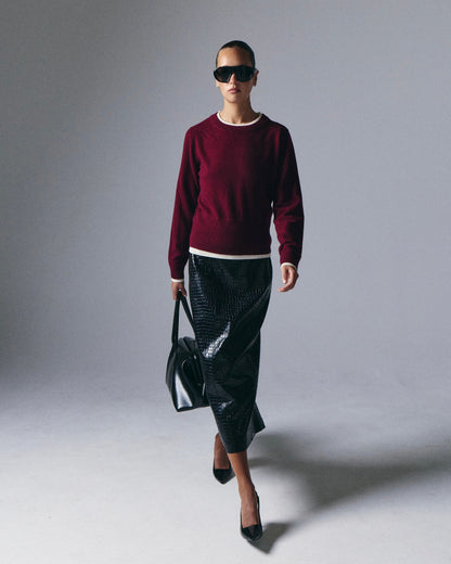 Tove Layered Cashmere Crewneck