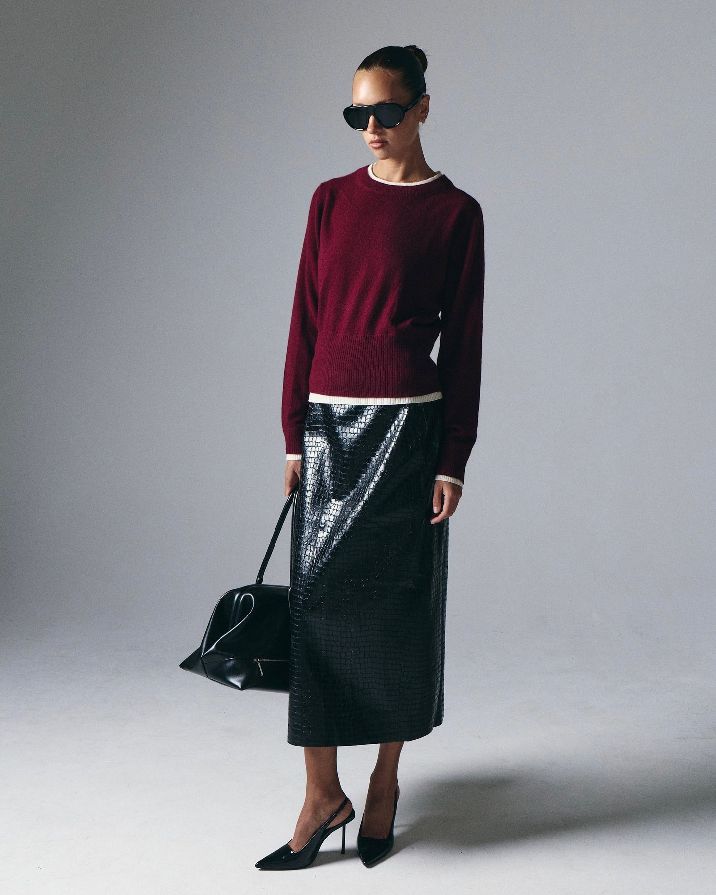 Tove Layered Cashmere Crewneck