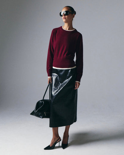 Tove Layered Cashmere Crewneck