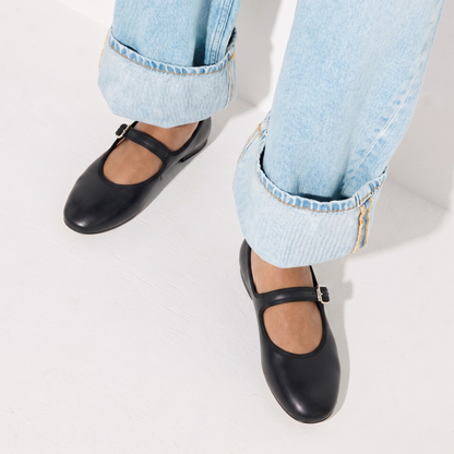 Ashley Mary Jane Flats - Black