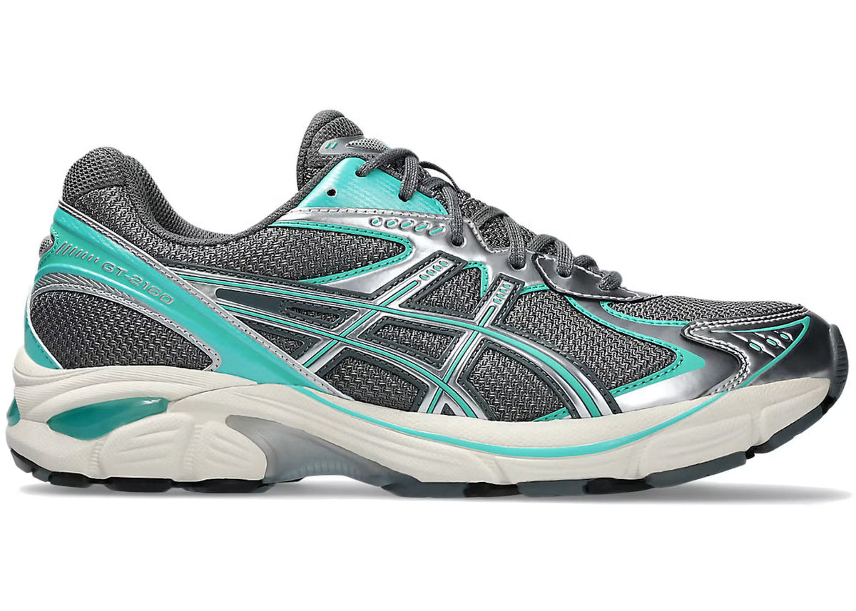 ASICS GT-2160 Mens Sneakers — Steel Grey/Waterfall Mesh Low-Top