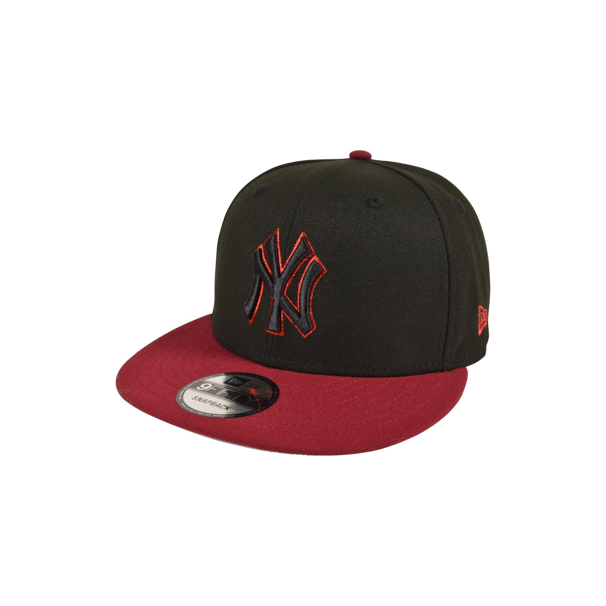 Mitchell & Ness New York Yankees Pro Pinch Men's Snapback Hat — Black/Red