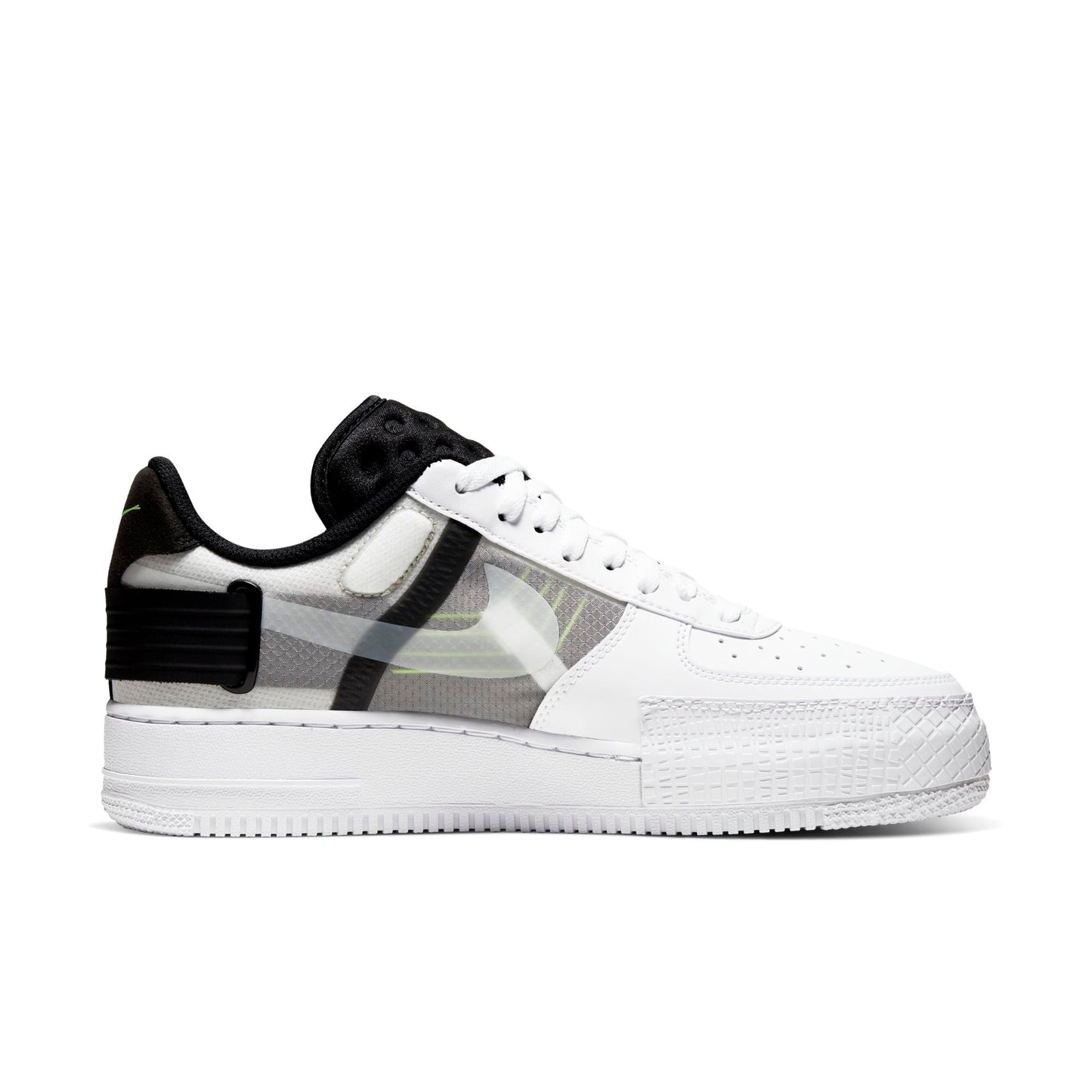 Nike Men's Air Force 1 Type 'White Black Volt'