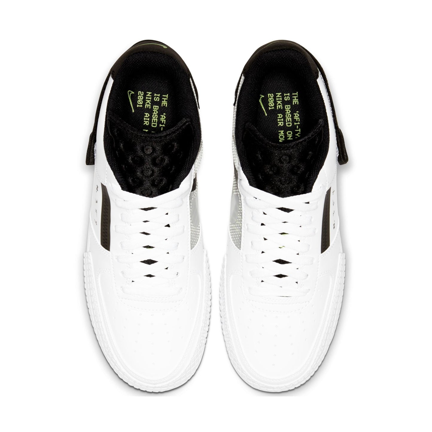 Nike Men's Air Force 1 Type 'White Black Volt'