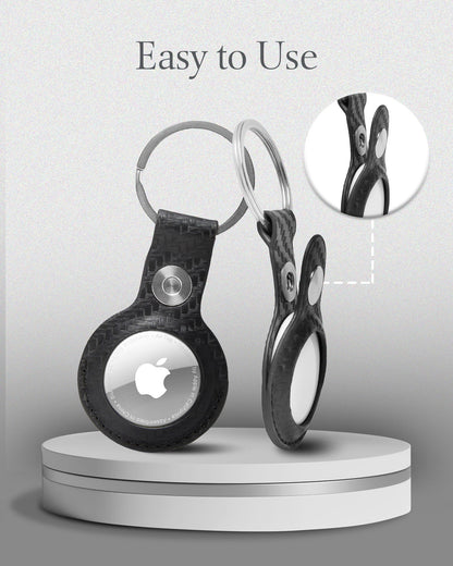 Genuine Leather Air Tag Key Chain