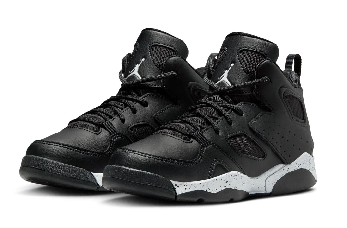 [dm1686-001] Preschool Air Jordan Flight Club '91 'black White'