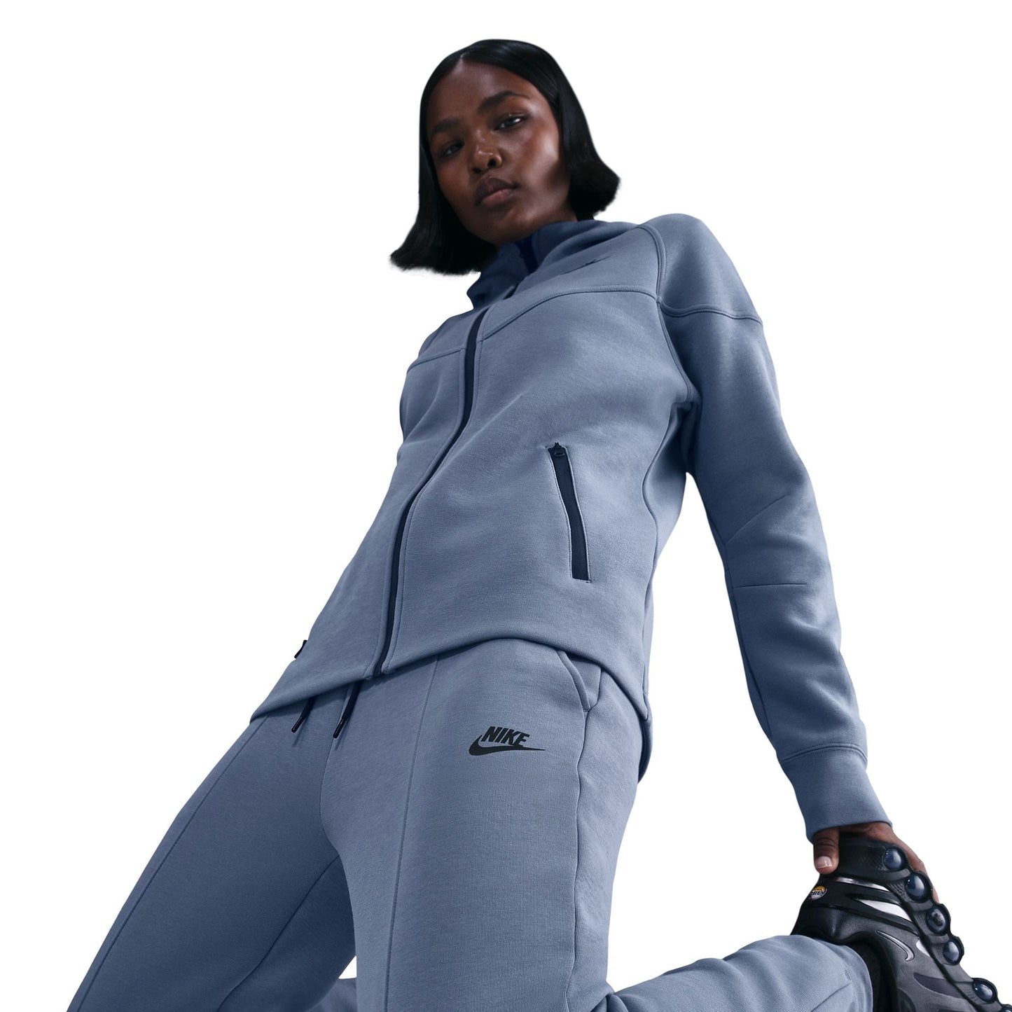 Nike Women's Sportswear Tech Fleece Mid-Rise Joggers - World Indigo