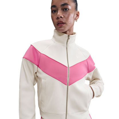 Nike Womens Sportswear Windrunner Knit Jacket - Sail/Playful Pink