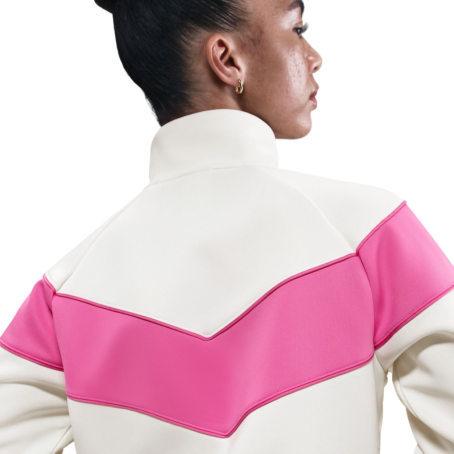 Nike Womens Sportswear Windrunner Knit Jacket - Sail/Playful Pink