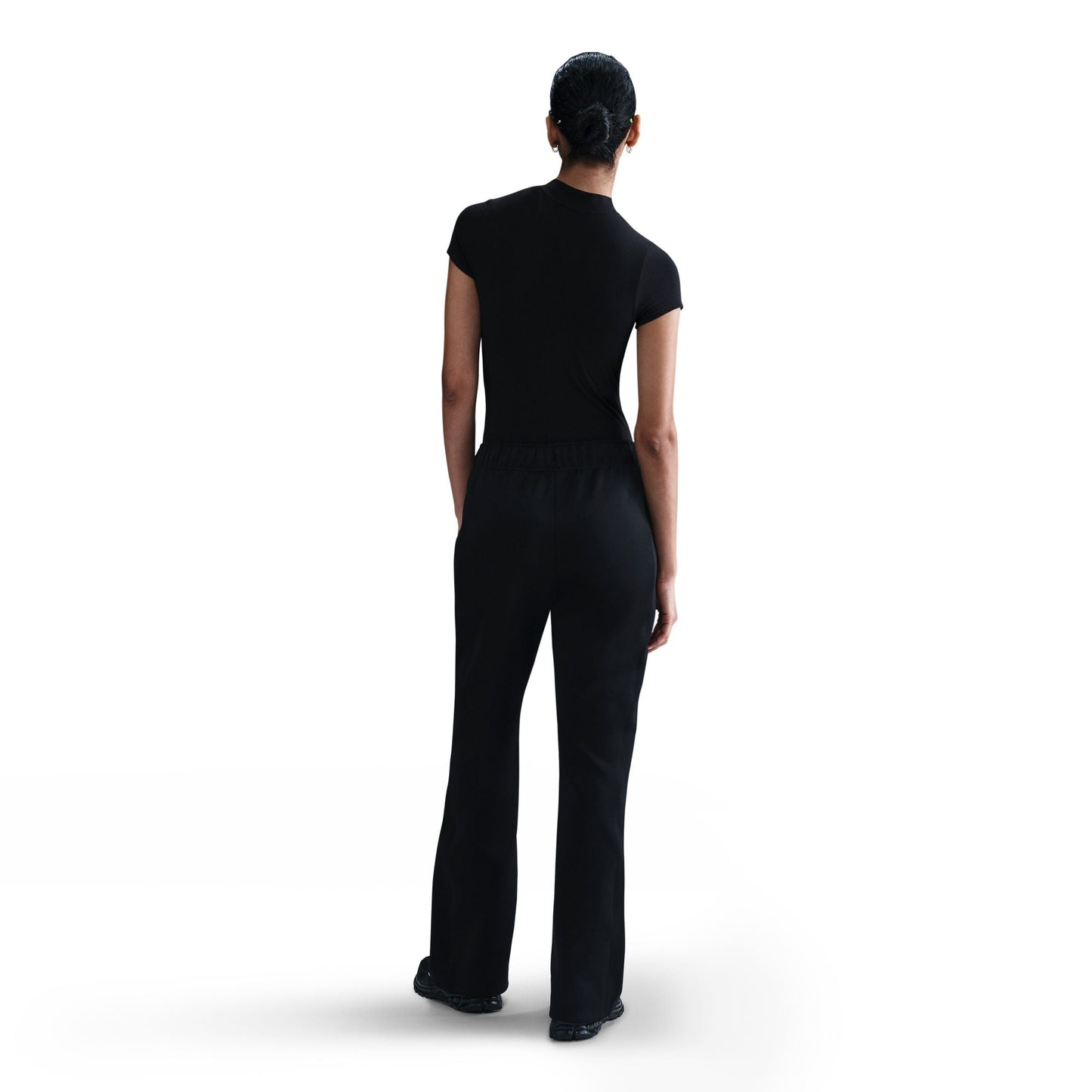 Nike Womens Mid Rise Knit Trousers - Black