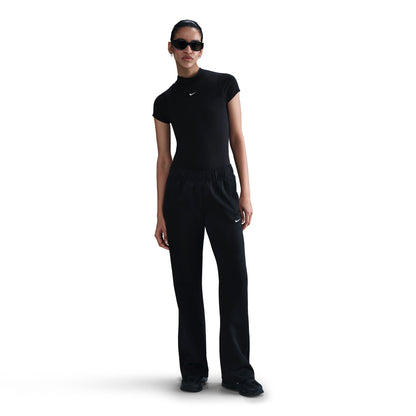 Nike Womens Mid Rise Knit Trousers - Black