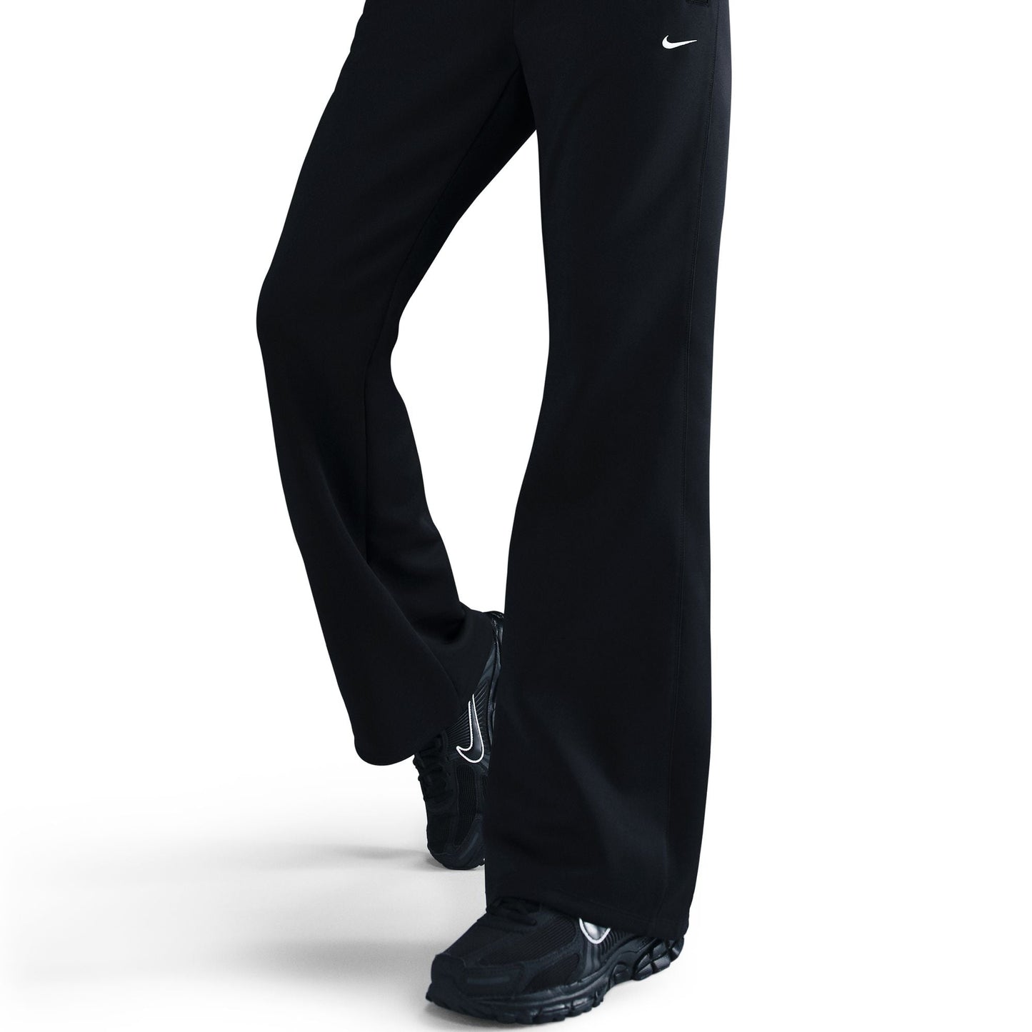 Nike Womens Mid Rise Knit Trousers - Black