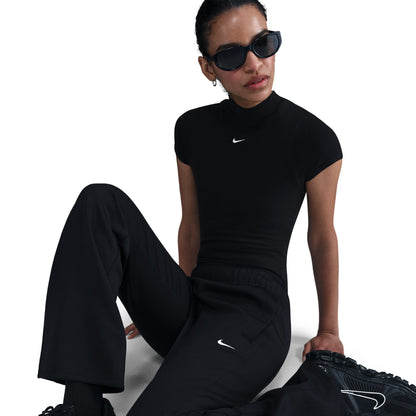 Nike Womens Mid Rise Knit Trousers - Black