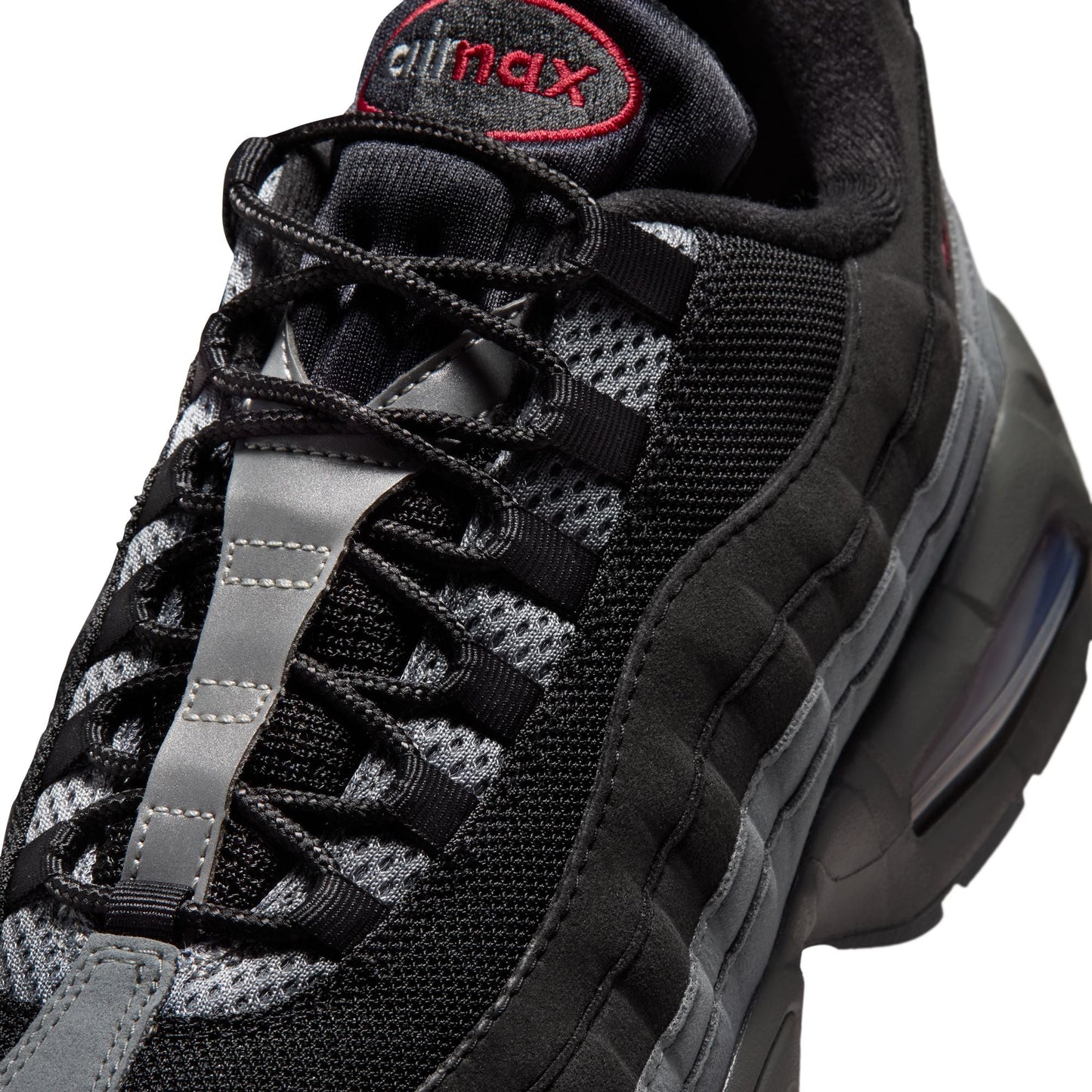 Nike Mens Air Max 95 Big Bubble OG - Black/Tough Red