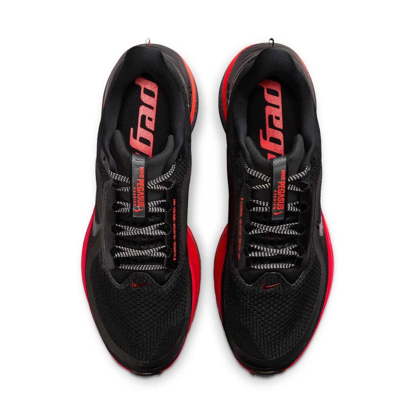 Nike Mens Pegasus Premium - Black/University Red