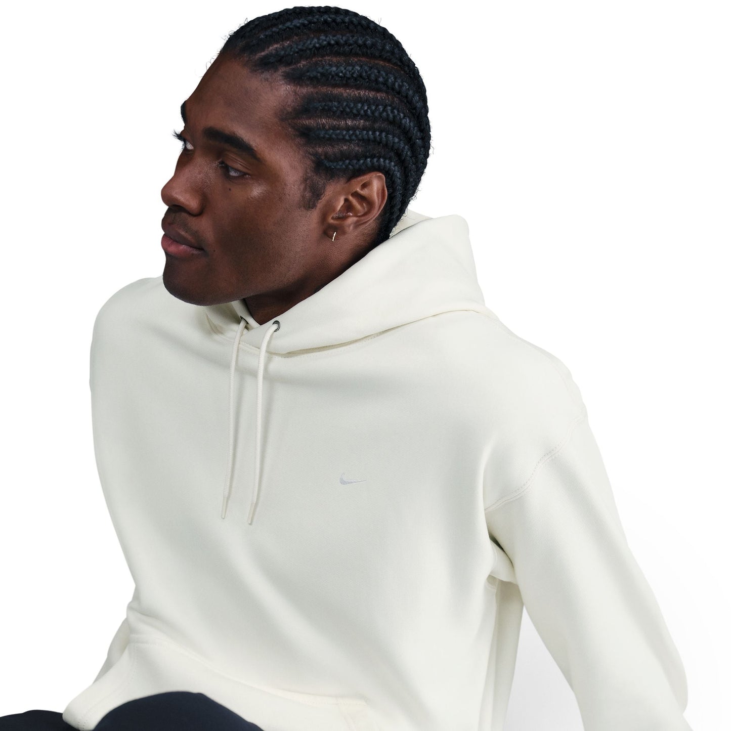 Nike Mens Solo Swoosh Hoodie - Sail