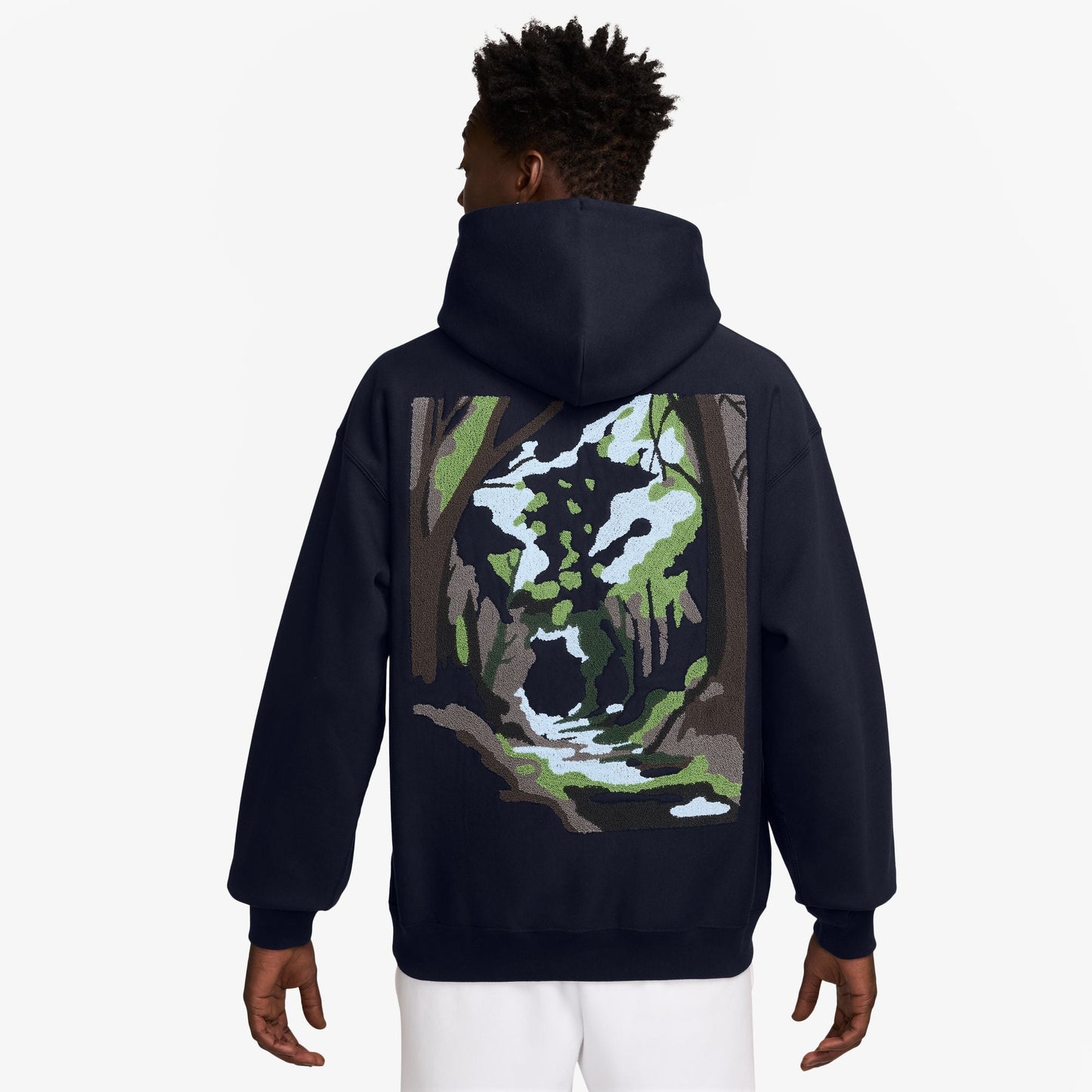 Nike Mens Solo Swoosh Hoodie - Obsidian