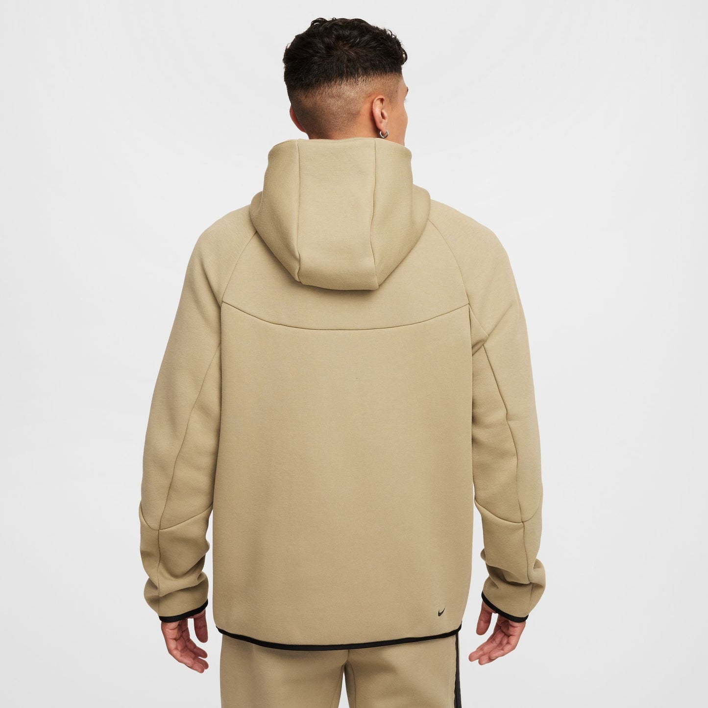 Nike Mens Tech Full Zip Windrunner Hoodie - Neutral Olive/Black