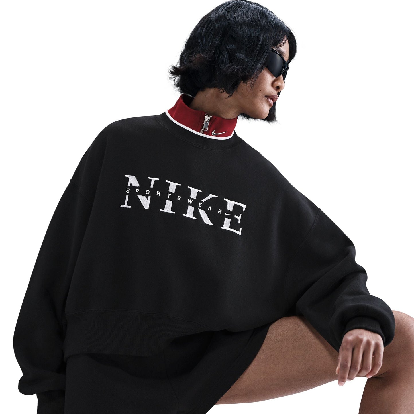 Nike Womens Sportswear Phoenix Fleece - Black