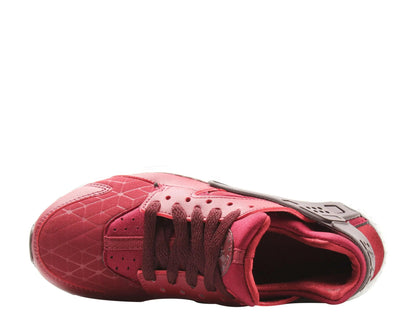 Nike Huarache Run TU Big Kids Running Shoes Team Red/Burgundy Crush