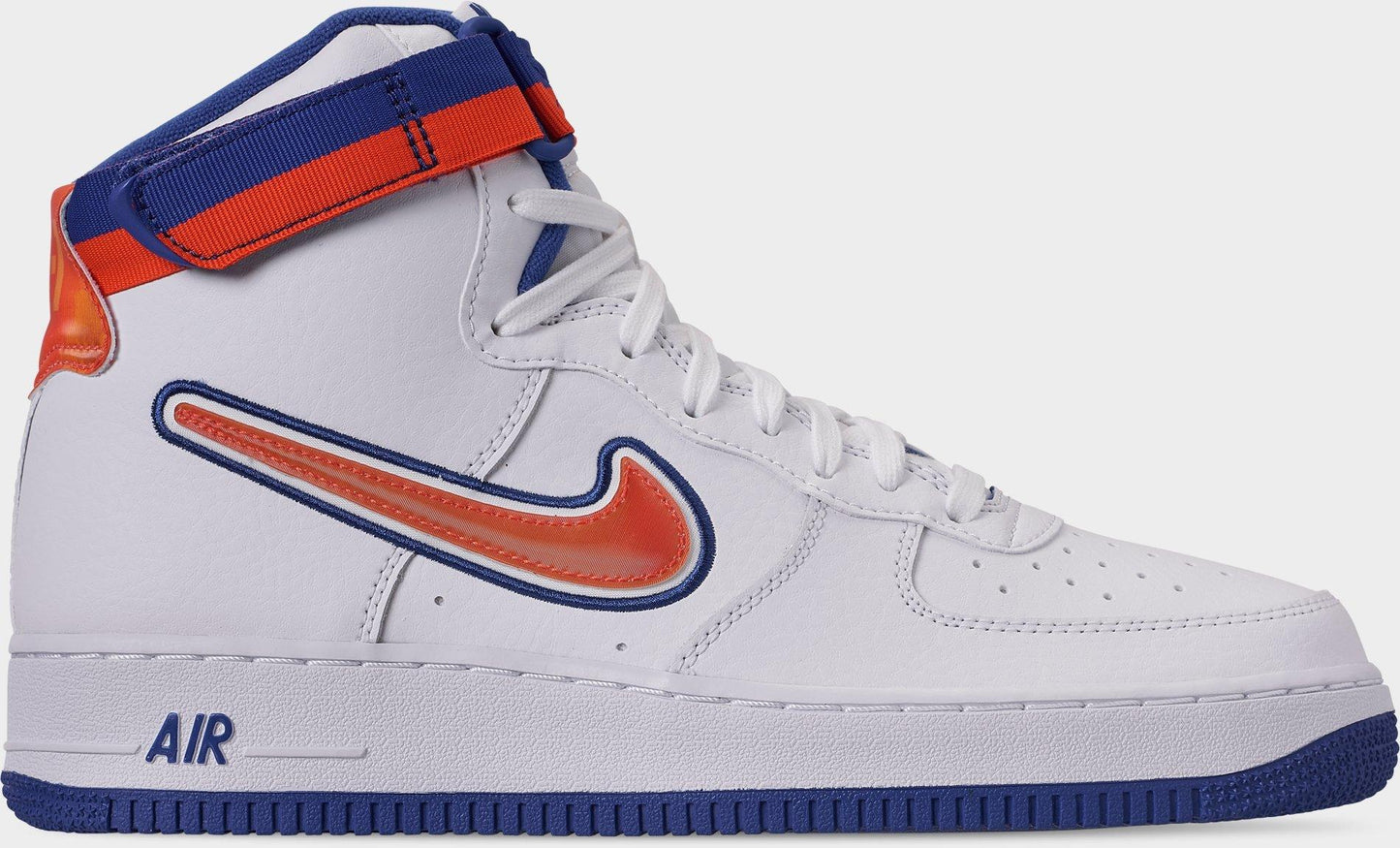 Nike Men's Air Force 1 High Sport 'Nba White Team Orange Game Royal' - AV3938-100