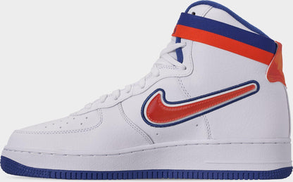 Nike Men's Air Force 1 High Sport 'Nba White Team Orange Game Royal' - AV3938-100