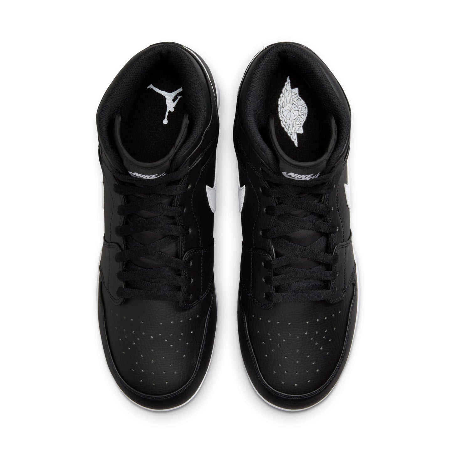 Men's Air Jordan Retro 1 Metal 'Black White' 2023