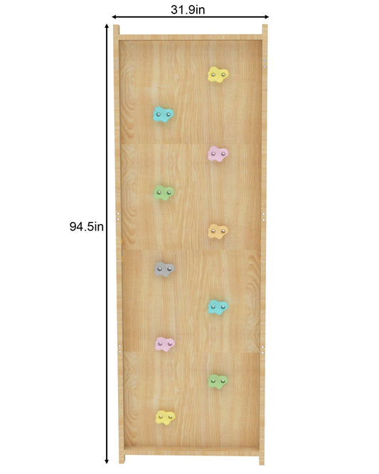 Add-On Rock Wall Panel for 95" Modular Walnut