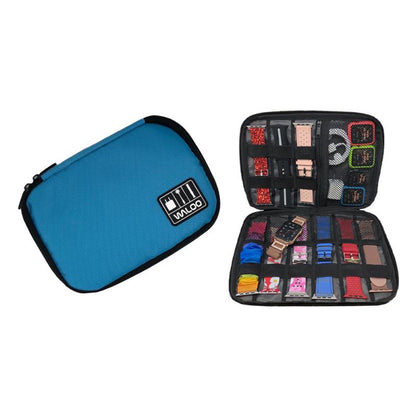 Waloo Smart Watch Band, Case & Cable Organizer W/Zipper
