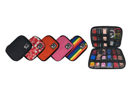 Waloo Smart Watch Band, Case & Cable Organizer W/Zipper