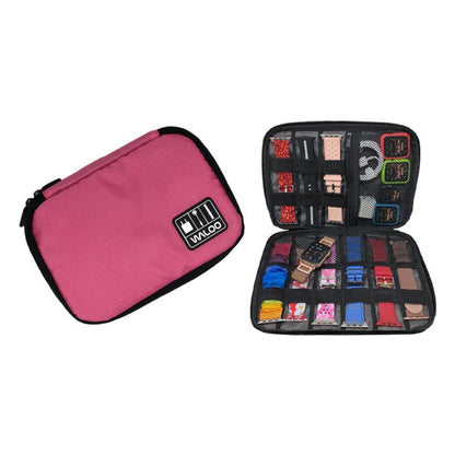 Waloo Smart Watch Band, Case & Cable Organizer W/Zipper