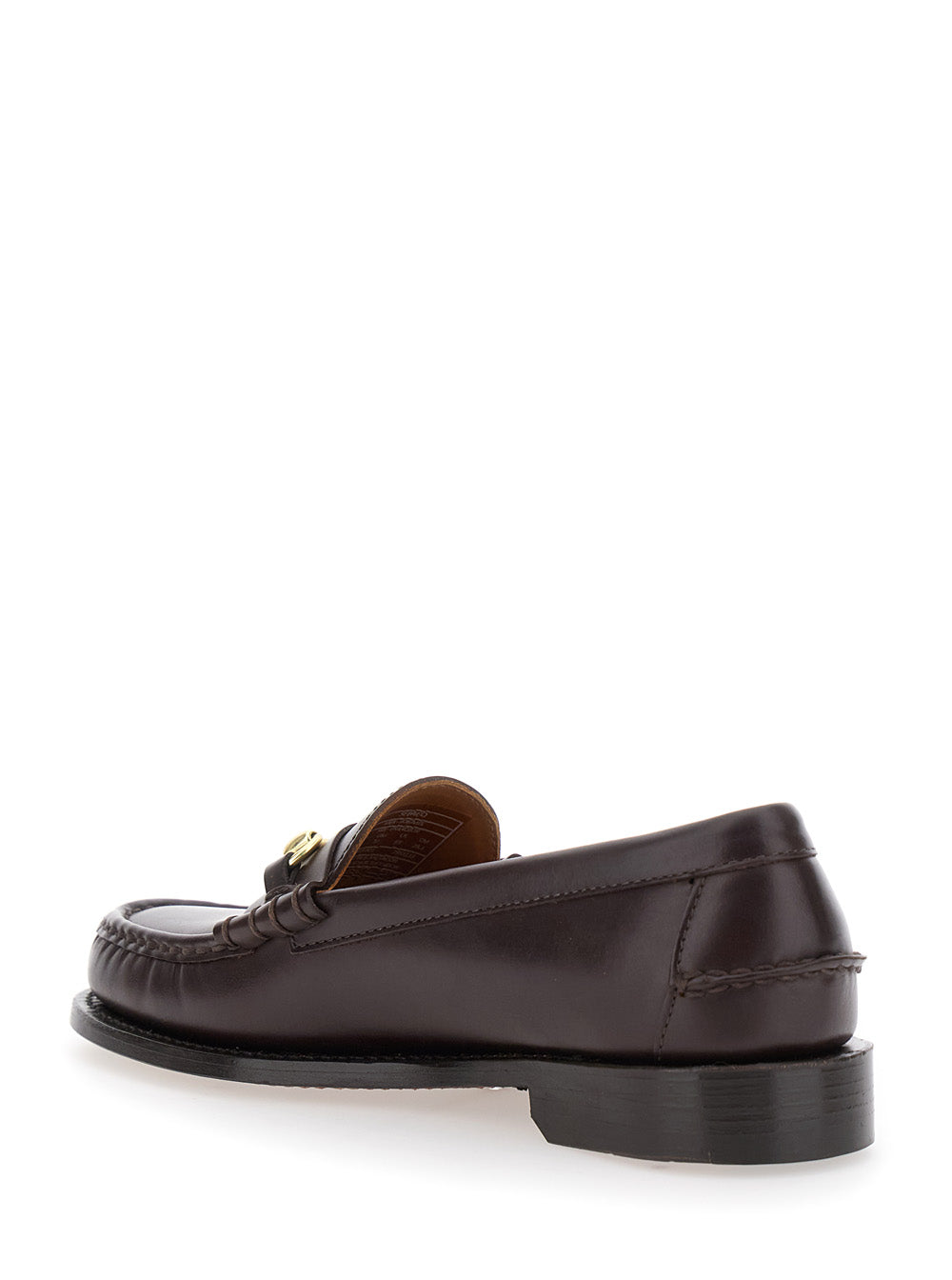Bordeaux Pull-on Loafers With Horsebit Detail