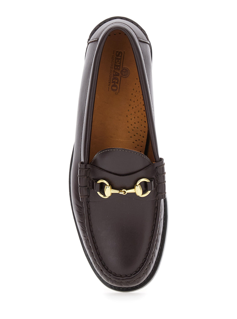 Bordeaux Pull-on Loafers With Horsebit Detail