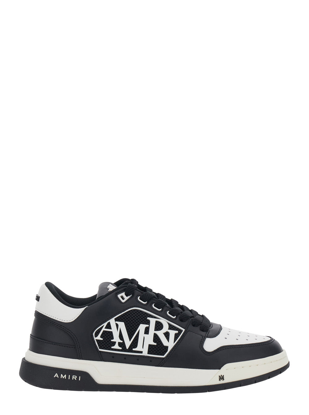 Sneakers With Contrast Leather Heel