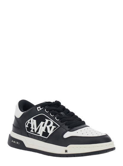 Sneakers With Contrast Leather Heel