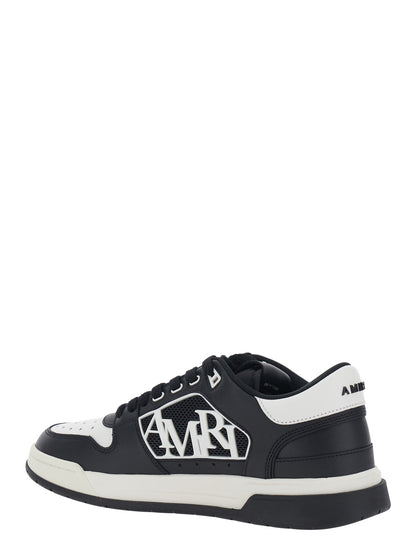 Sneakers With Contrast Leather Heel