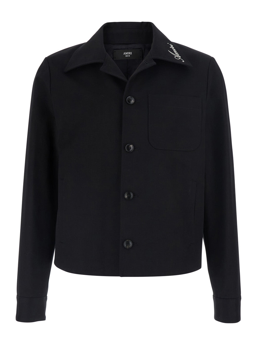 Women's Cotton-Collar Jacket Black