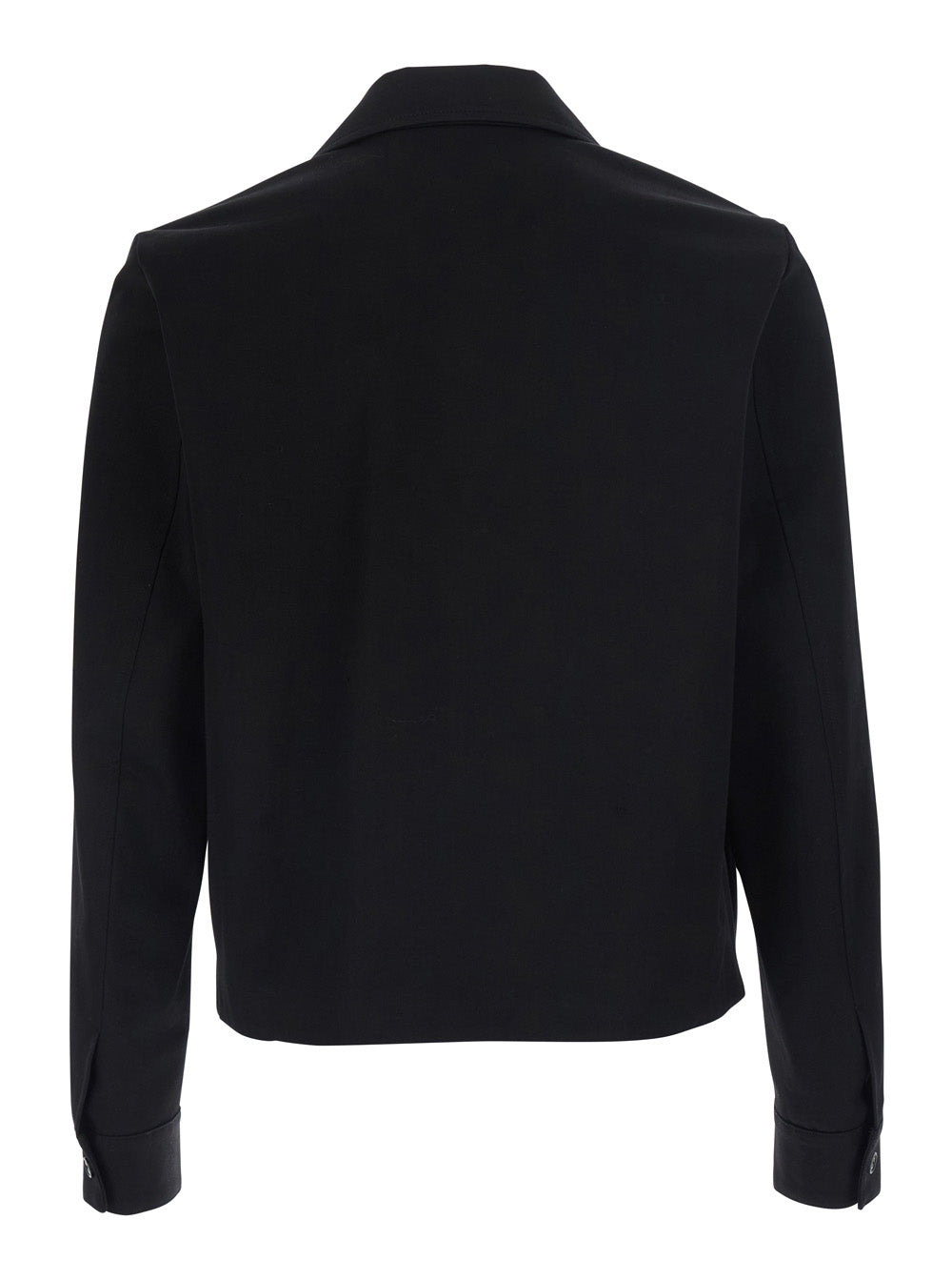 Women's Cotton-Collar Jacket Black