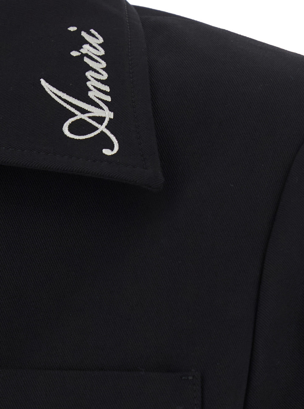 Women's Cotton-Collar Jacket Black