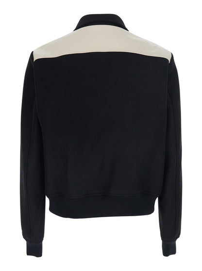 Jacket MA Band Black Leather