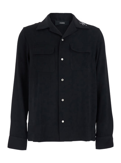 Shirt in Black Tech Fabric