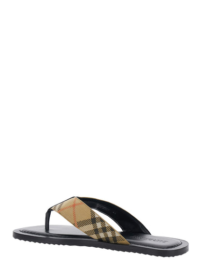 Flip-Flops Beige Tech Fabric
