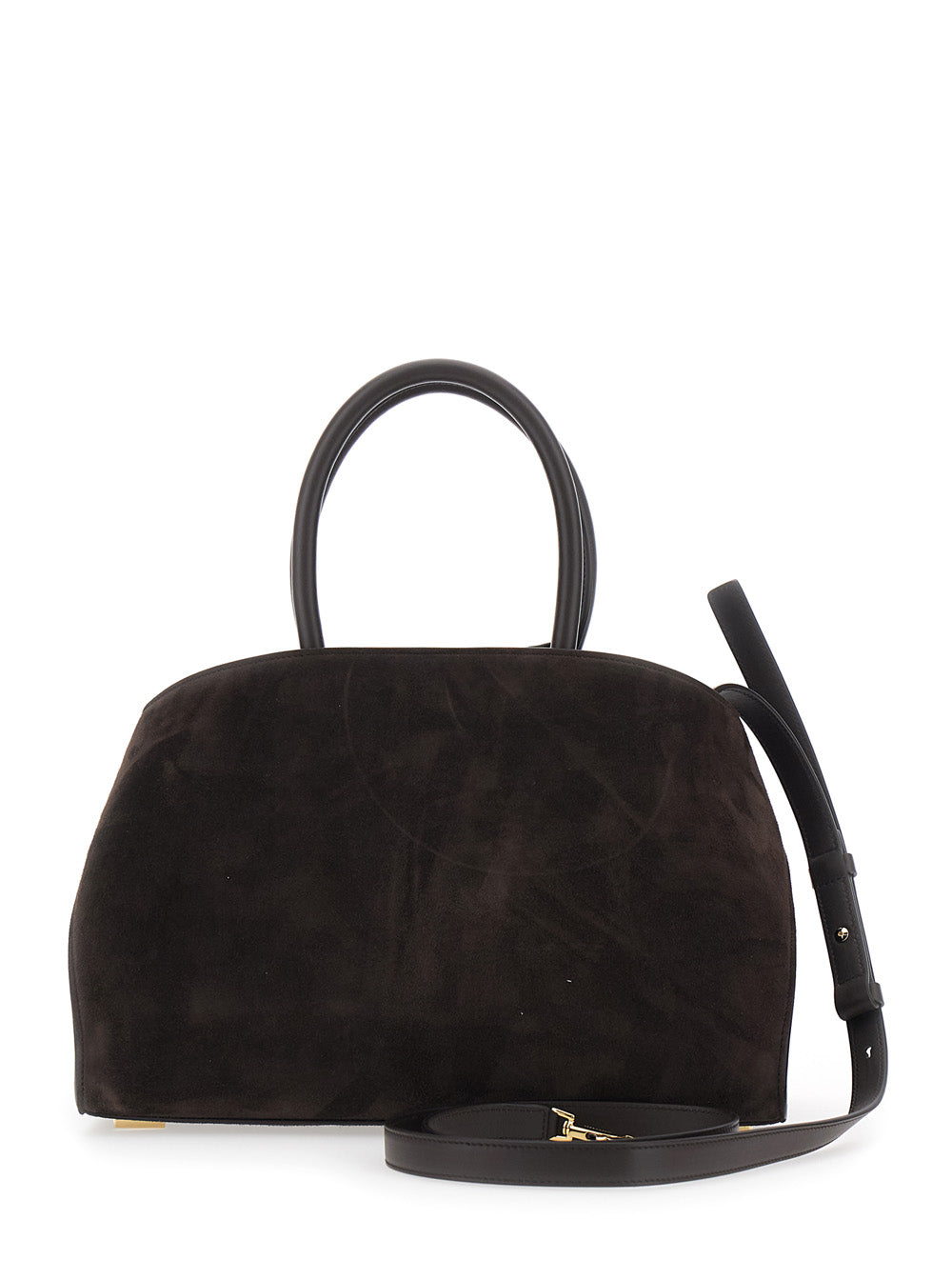 Handbag Hug Piccola Brown Suede