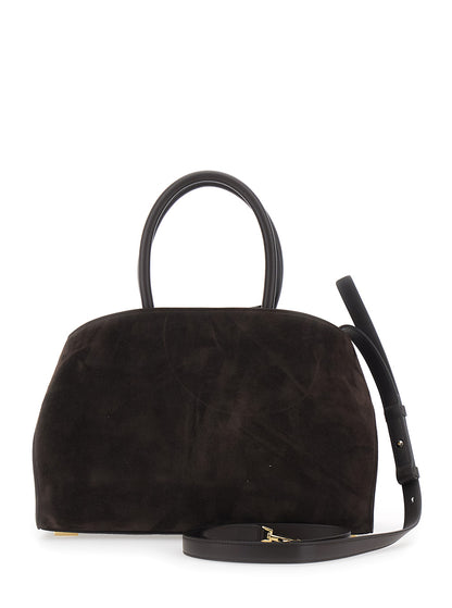 Handbag Hug Piccola Brown Suede