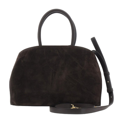 Handbag Hug Piccola Brown Suede